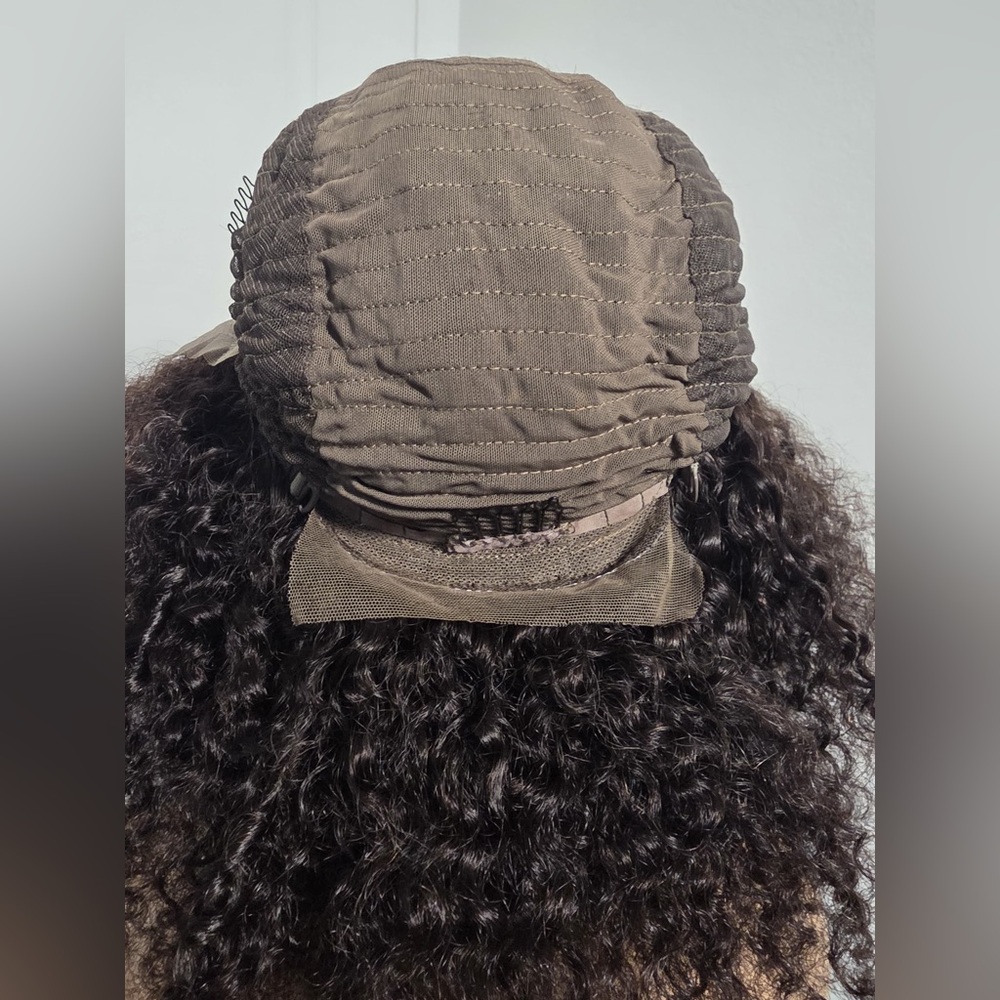 12” Kinky Curly 13x4 Lacefront Human Hair Wig - Picture 9 of 13